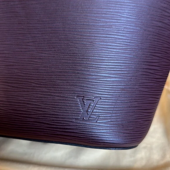 Louis Vuitton Purple Tote Bag without Pouch - Picture 4 of 14